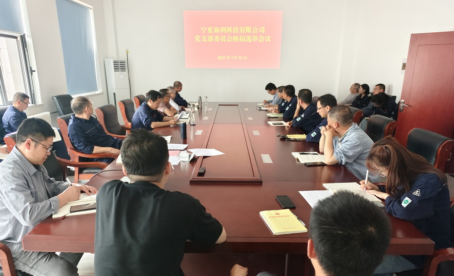 寧夏海利科技有限公司黨支部召開(kāi)換屆選舉黨員大會(huì)